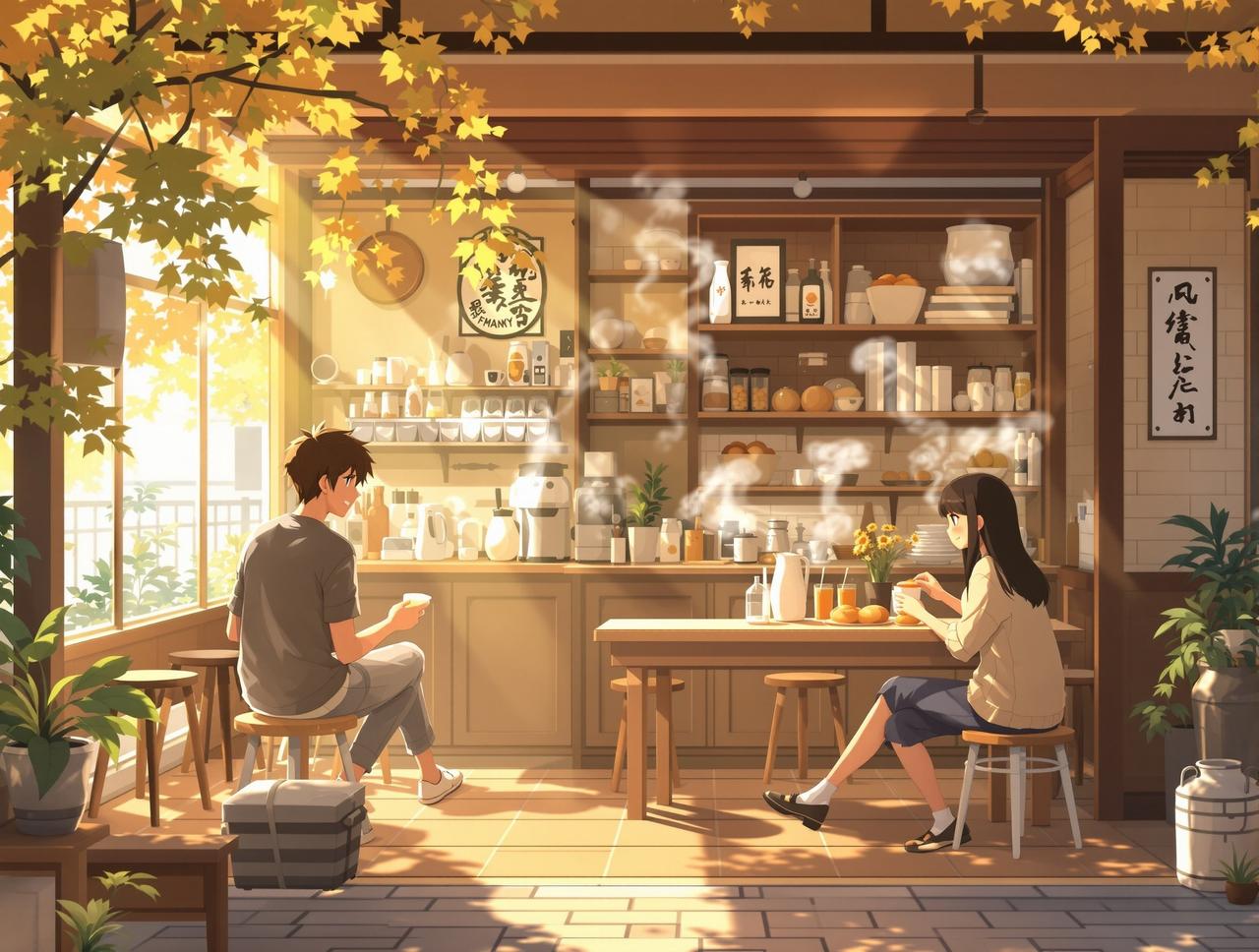 Ai承认短剧 - 阳光早餐店